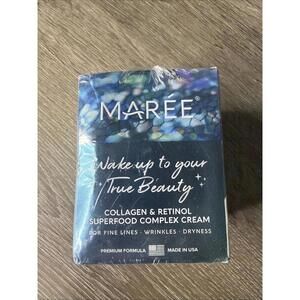 MAREE Anti-aging Cream Collagen & Retinol Superfood Complex 1.7 Fl Oz Sealed